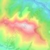 Mappa topografica Jara, altitudine, rilievo