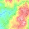 Mappa topografica Seidões, altitudine, rilievo