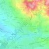 Mappa topografica La Tibourgère, altitudine, rilievo