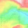 Mappa topografica Manurigao, altitudine, rilievo