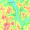 Mappa topografica Mogi Mirim, altitudine, rilievo