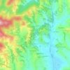 Mappa topografica Tetti Fantini, altitudine, rilievo