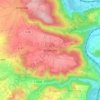 Mappa topografica Hitzerode, altitudine, rilievo