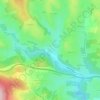 Mappa topografica Juré, altitudine, rilievo