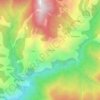 Mappa topografica Pinswār, altitudine, rilievo