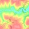 Mappa topografica Кишкино, altitudine, rilievo