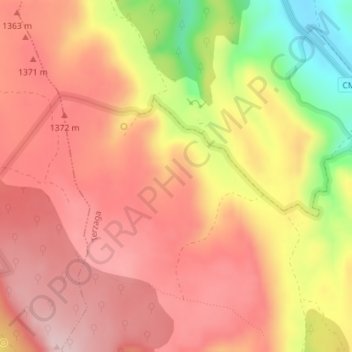 Mappa topografica Malpelo, altitudine, rilievo