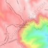 Mappa topografica Copper Canyon, altitudine, rilievo
