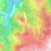 Mappa topografica La Cochette, altitudine, rilievo
