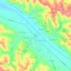 Mappa topografica Ayères, altitudine, rilievo