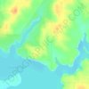 Mappa topografica Toronto Wildlife Area, altitudine, rilievo