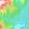 Mappa topografica Sabuscles, altitudine, rilievo