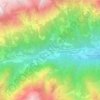 Mappa topografica Martassina, altitudine, rilievo