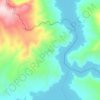 Mappa topografica Olucak, altitudine, rilievo