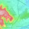 Mappa topografica Budange, altitudine, rilievo