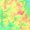 Mappa topografica Cosquer Jehan, altitudine, rilievo