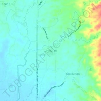 Mappa topografica Limba-an, altitudine, rilievo