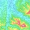 Mappa topografica Olesi, altitudine, rilievo