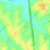 Mappa topografica Le Rougemont, altitudine, rilievo