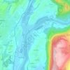 Mappa topografica Coron, altitudine, rilievo