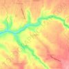 Mappa topografica Catandala, altitudine, rilievo