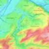 Mappa topografica Obereichholz, altitudine, rilievo