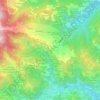 Mappa topografica Xon, altitudine, rilievo