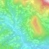 Mappa topografica Enna, altitudine, rilievo
