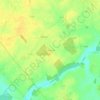 Mappa topografica Saint-Germain, altitudine, rilievo
