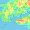 Mappa topografica Kernisi, altitudine, rilievo