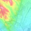 Mappa topografica Navatejera, altitudine, rilievo