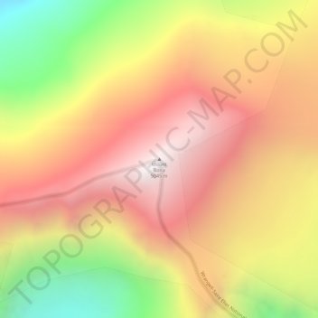 Mappa topografica Mount Bona, altitudine, rilievo