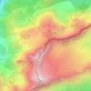 Mappa topografica Signalkuppe, altitudine, rilievo