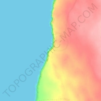 Mappa topografica Castle Cove Lookout, altitudine, rilievo
