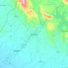 Mappa topografica San Jose, altitudine, rilievo