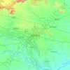 Mappa topografica Dhanbad, altitudine, rilievo