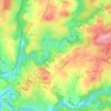 Mappa topografica Chambourg, altitudine, rilievo