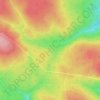 Mappa topografica Parc éolien du Lac-Alfred, altitudine, rilievo