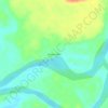 Mappa topografica Nuevo Italia, altitudine, rilievo