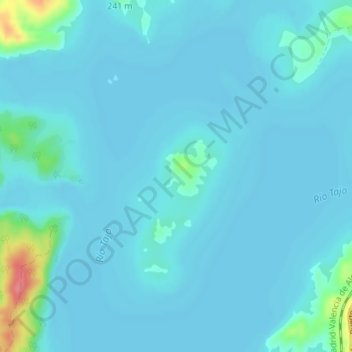 Mappa topografica Vadollano, altitudine, rilievo