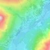 Mappa topografica Champfèr, altitudine, rilievo