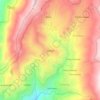 Mappa topografica Guapan, altitudine, rilievo