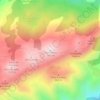 Mappa topografica Pico Pienzo, altitudine, rilievo