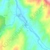 Mappa topografica Ponte do Abade, altitudine, rilievo