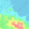 Mappa topografica Puro, altitudine, rilievo