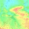 Mappa topografica Cavareux, altitudine, rilievo