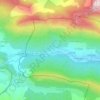 Mappa topografica Les Étangs, altitudine, rilievo
