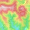 Mappa topografica Le Fossat, altitudine, rilievo