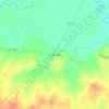 Mappa topografica Canada Verde, altitudine, rilievo