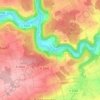 Mappa topografica Hessenau, altitudine, rilievo